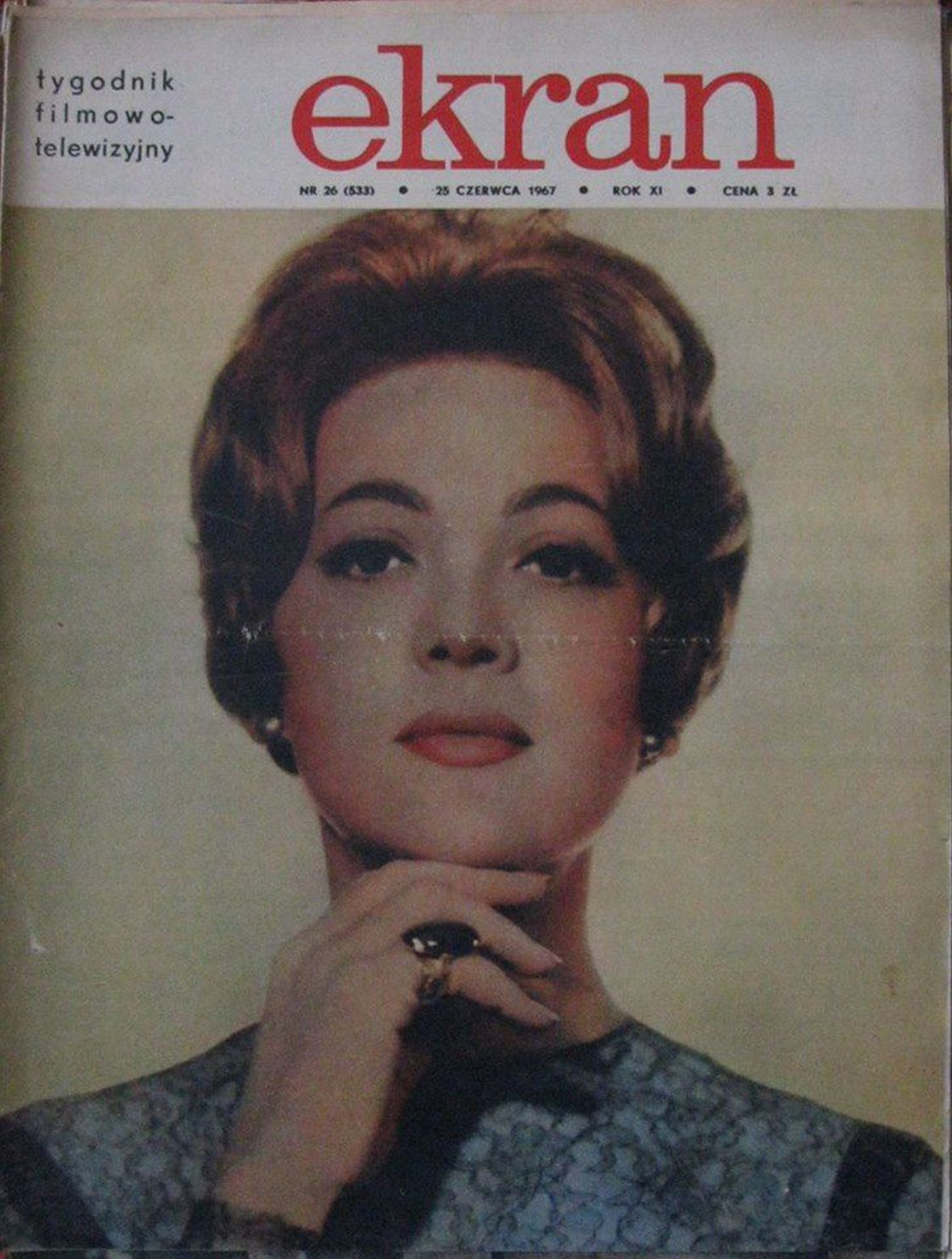 EKRAN (Po) magazine side cover Issue 533  Vol 11 No  26 25 June 1967