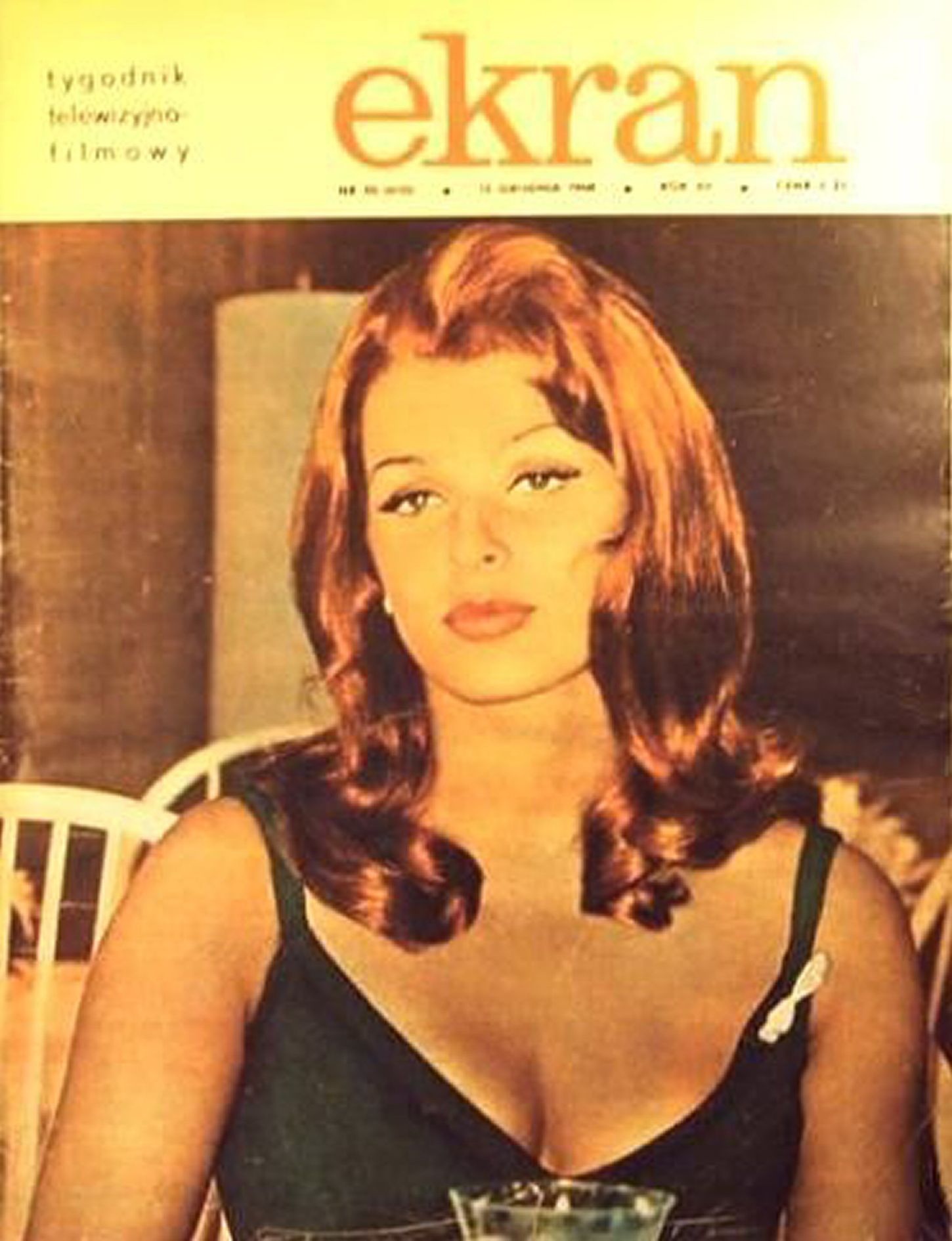 EKRAN (Po) magazine side cover  January 1968