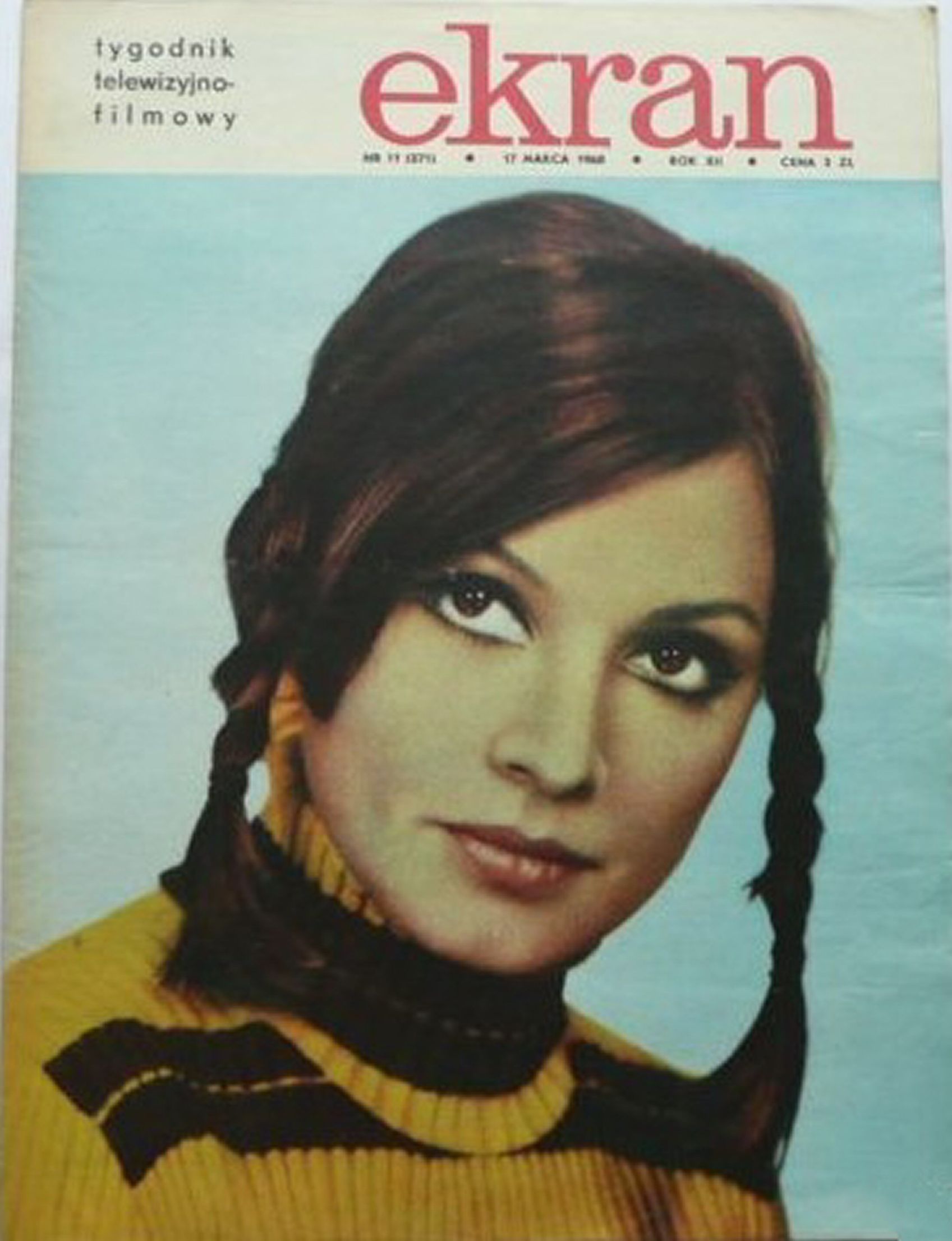 EKRAN (Po) magazine side cover 17 March 1968