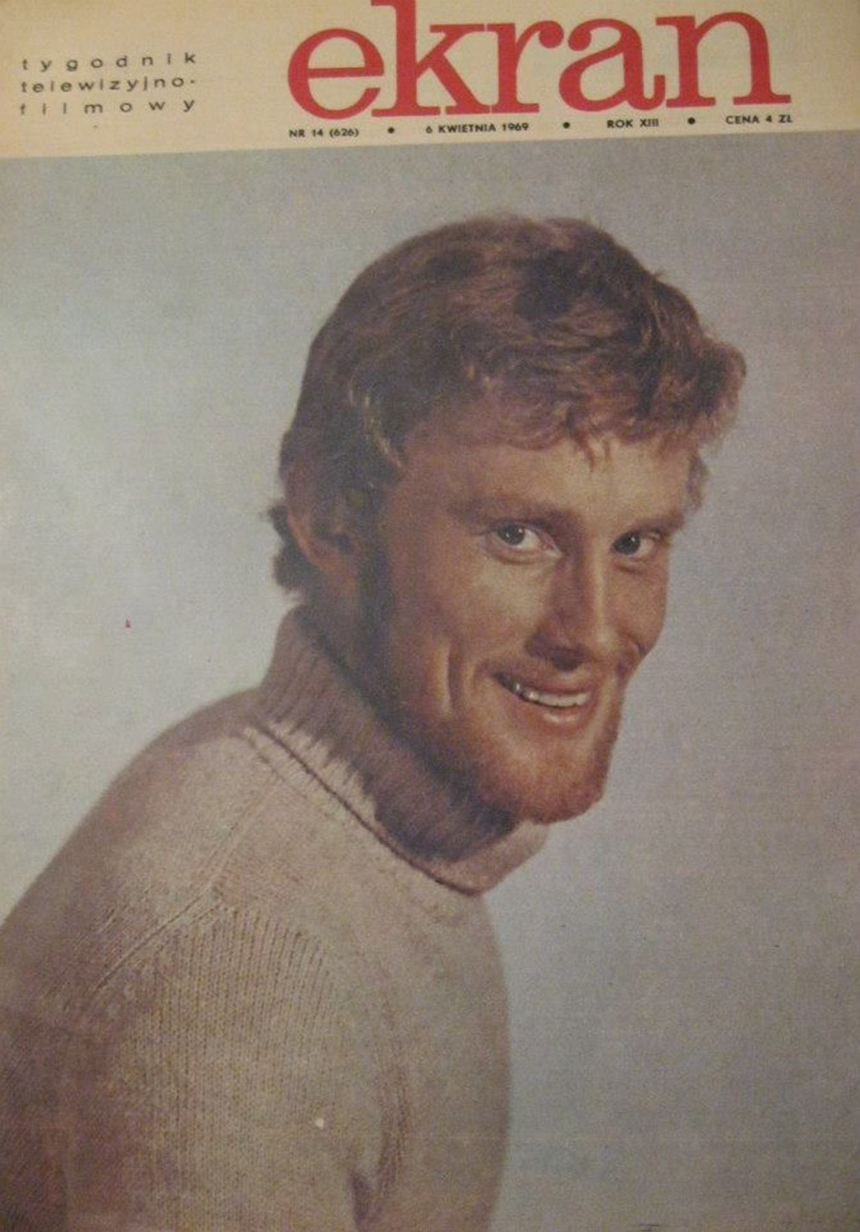 EKRAN (Po) magazine side cover Issue 626  Vol 13 No  14 6 April 1969