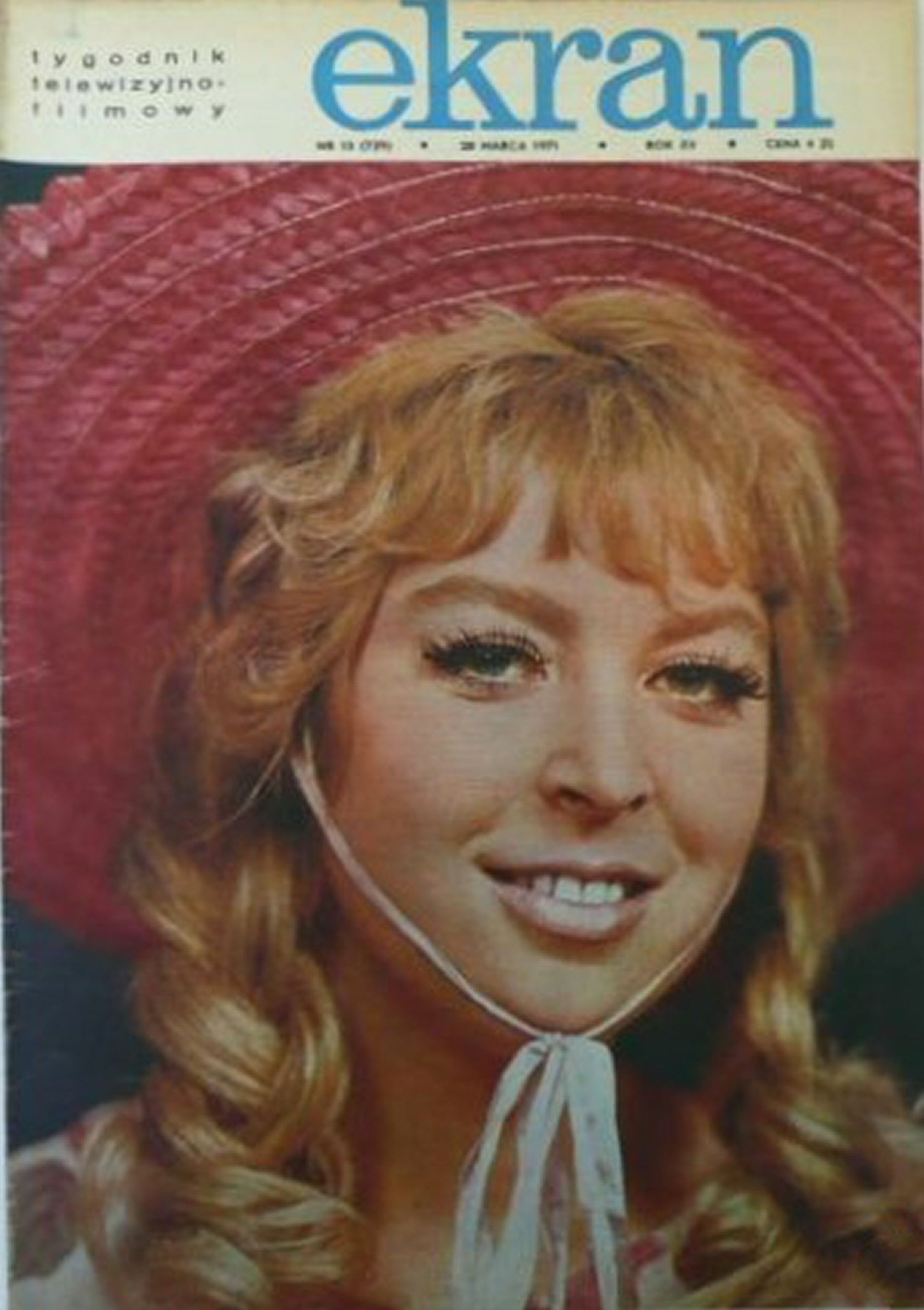 EKRAN (Po) magazine side cover 20 March 1971