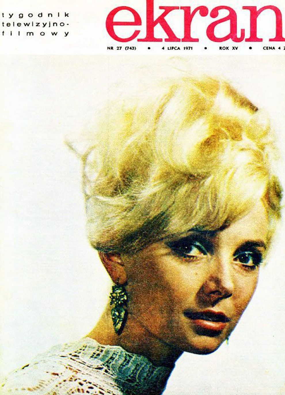 EKRAN (Po) magazine side cover Issue 743 4 July 1971