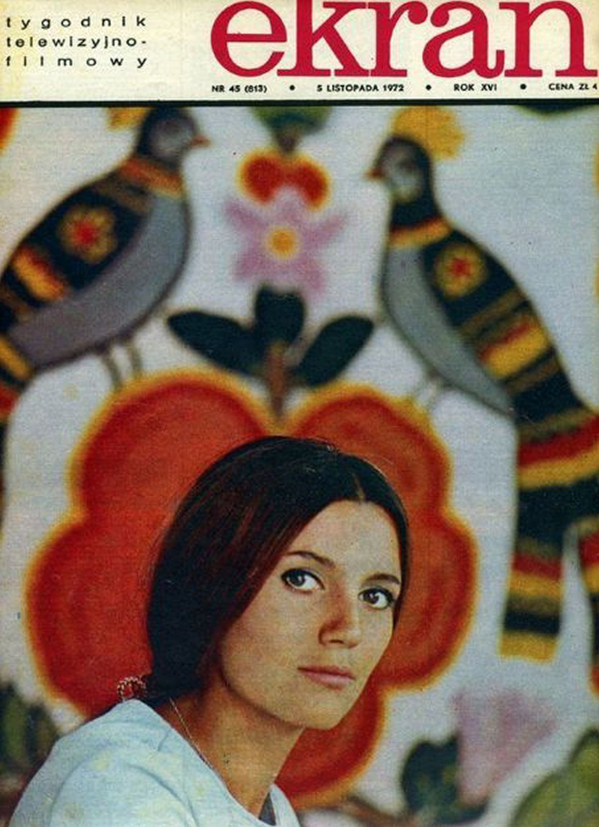 EKRAN (Po) magazine side cover Issue 813  Vol 16 No  45 5 November 1972