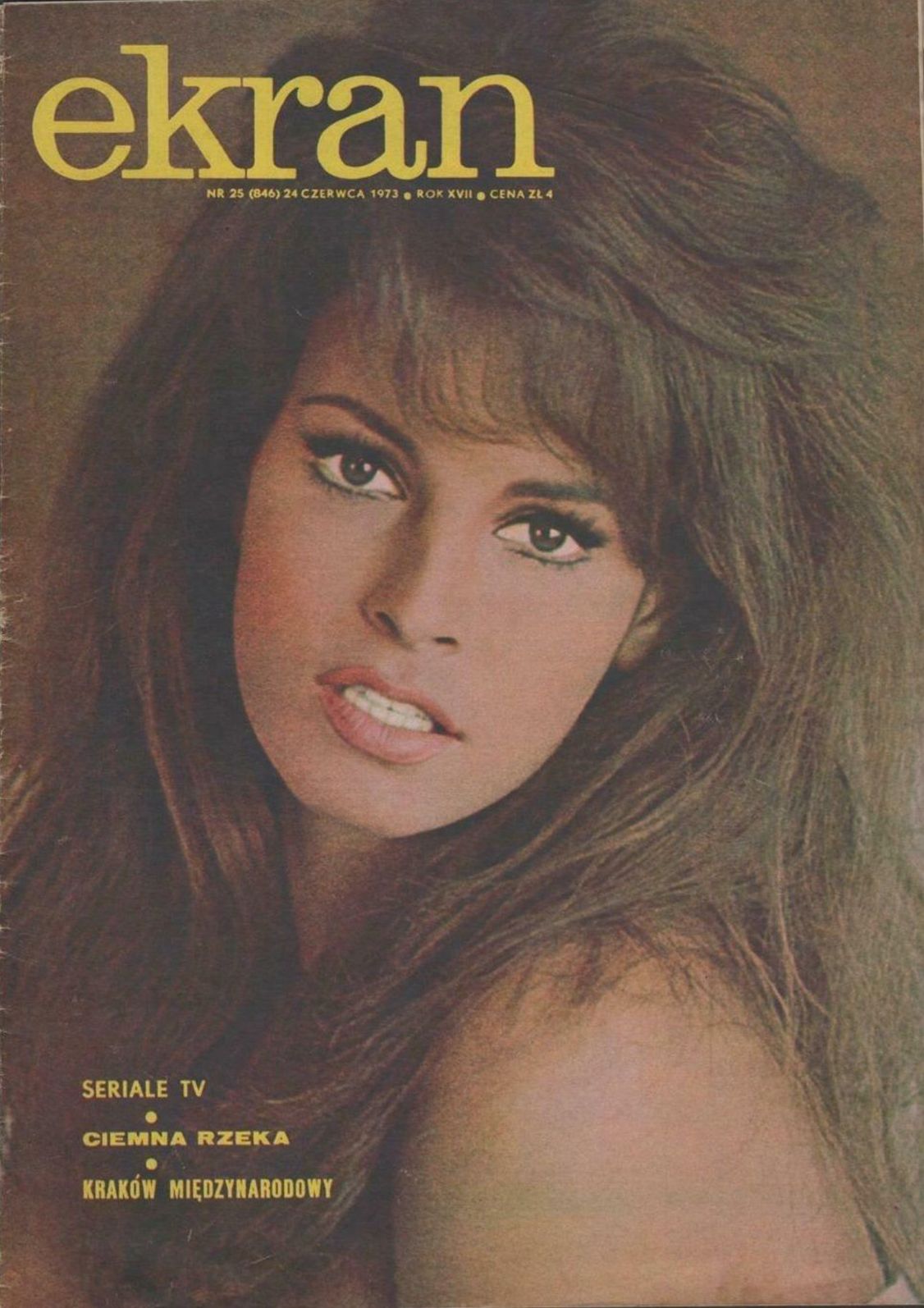 EKRAN (Po) magazine side cover Issue 846  Vol 17 No  25 24 June 1973