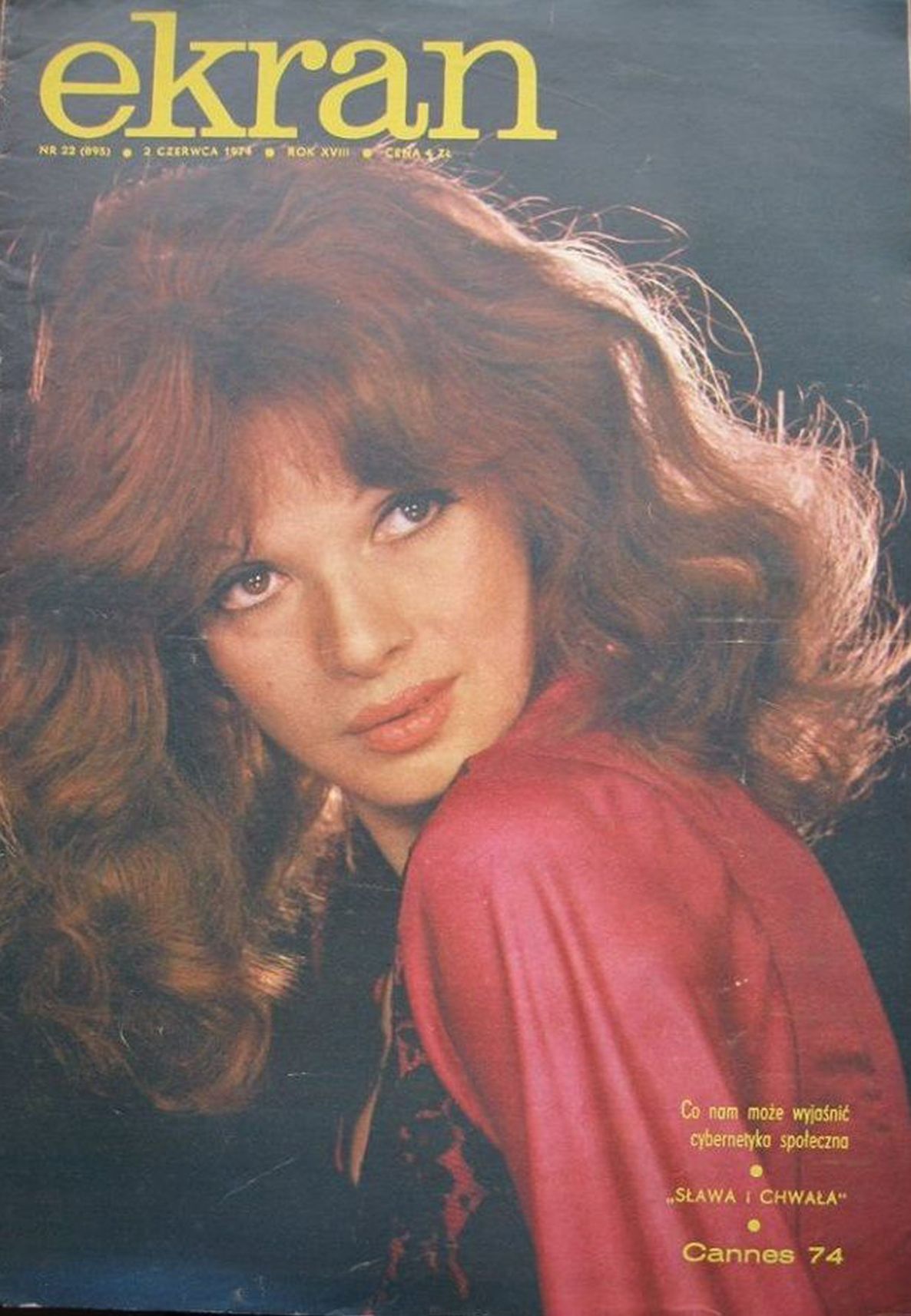 EKRAN (Po) magazine side cover 2 June 1974