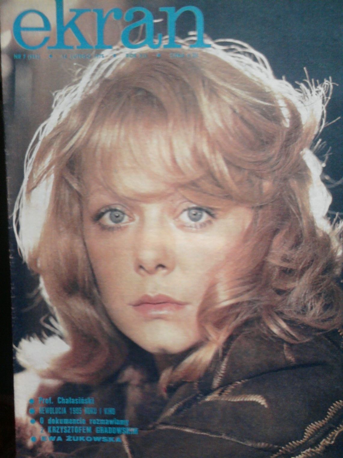 EKRAN (Po) magazine side cover 16 February 1975