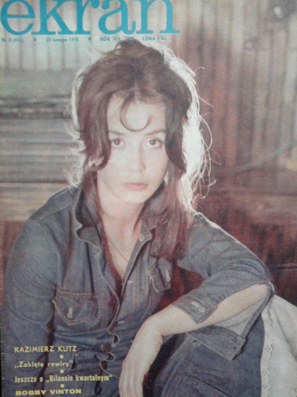EKRAN (Po) magazine side cover 23 February 1975