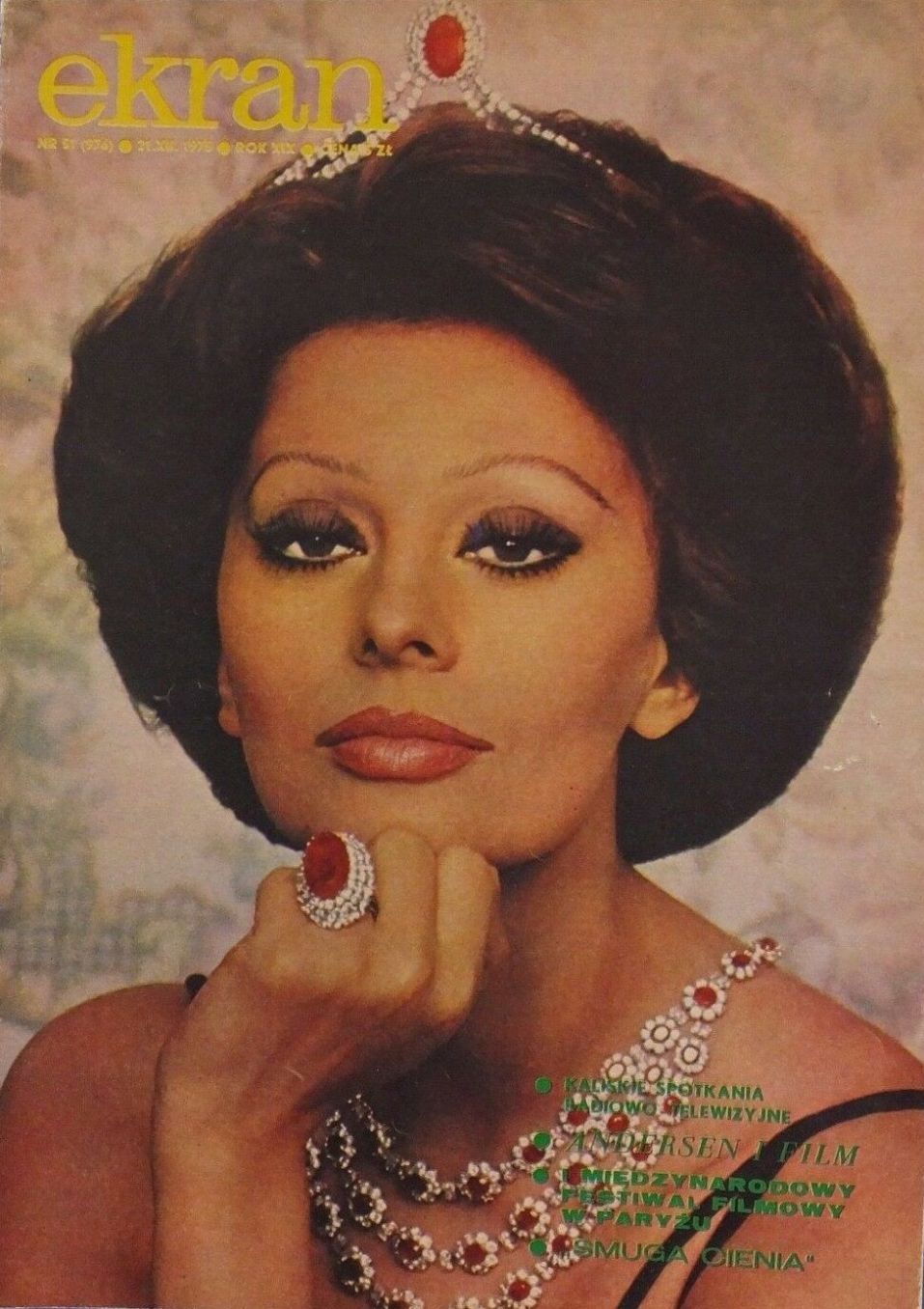 EKRAN (Po) magazine side cover 21 December 1975