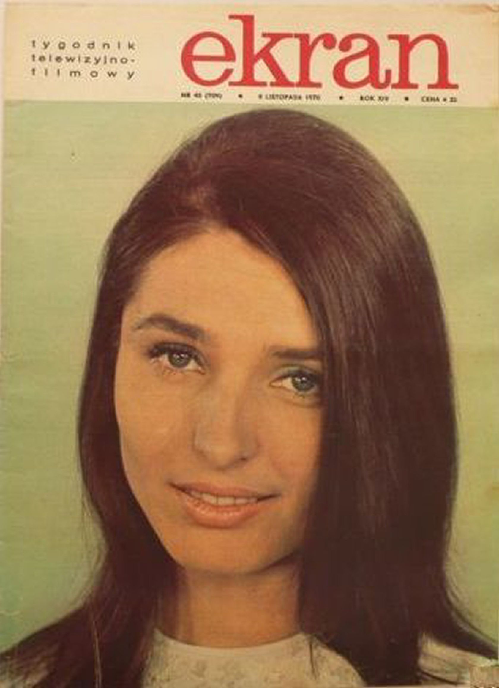 EKRAN (Po) magazine side cover 8 November 1976