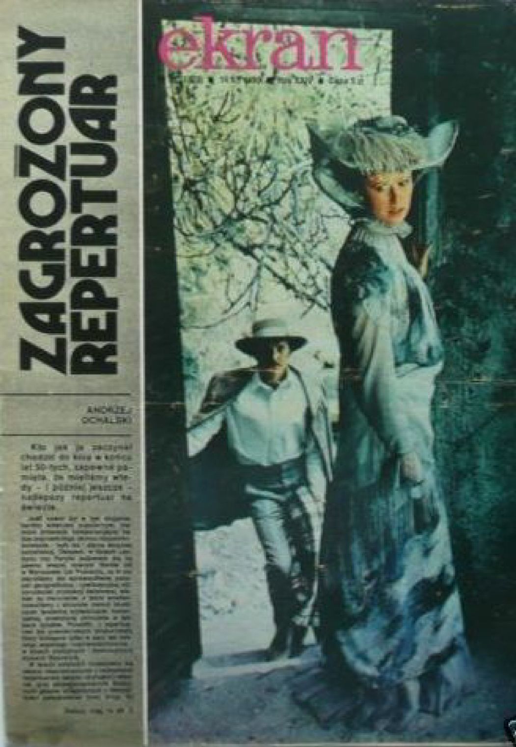 EKRAN (Po) magazine side cover Issue 1222 14 December 1980