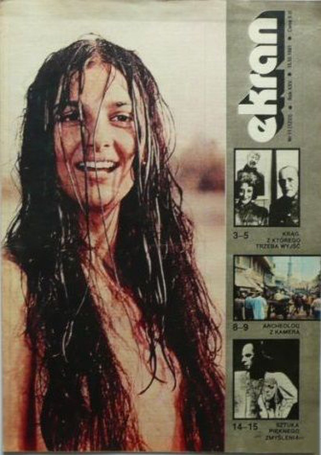 EKRAN (Po) magazine side cover Issue 1233 15 March 1981