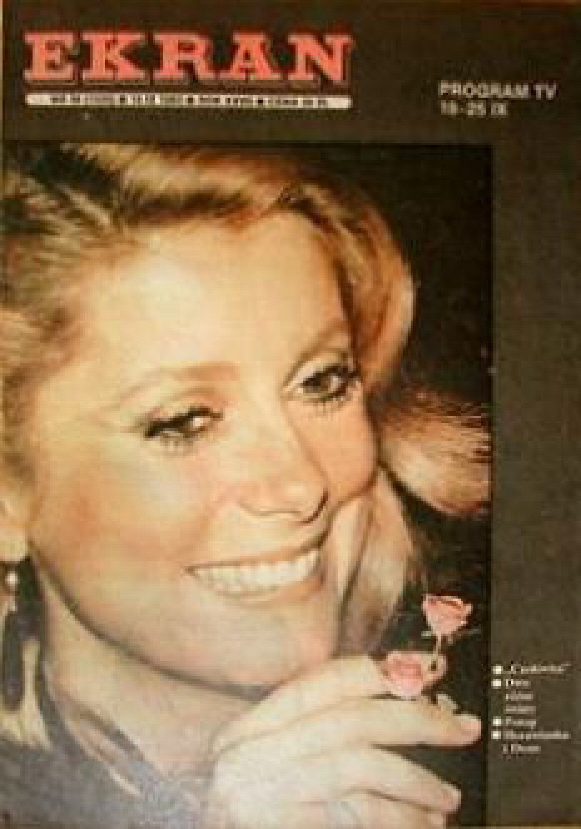 EKRAN (Po) magazine side cover  September 1983