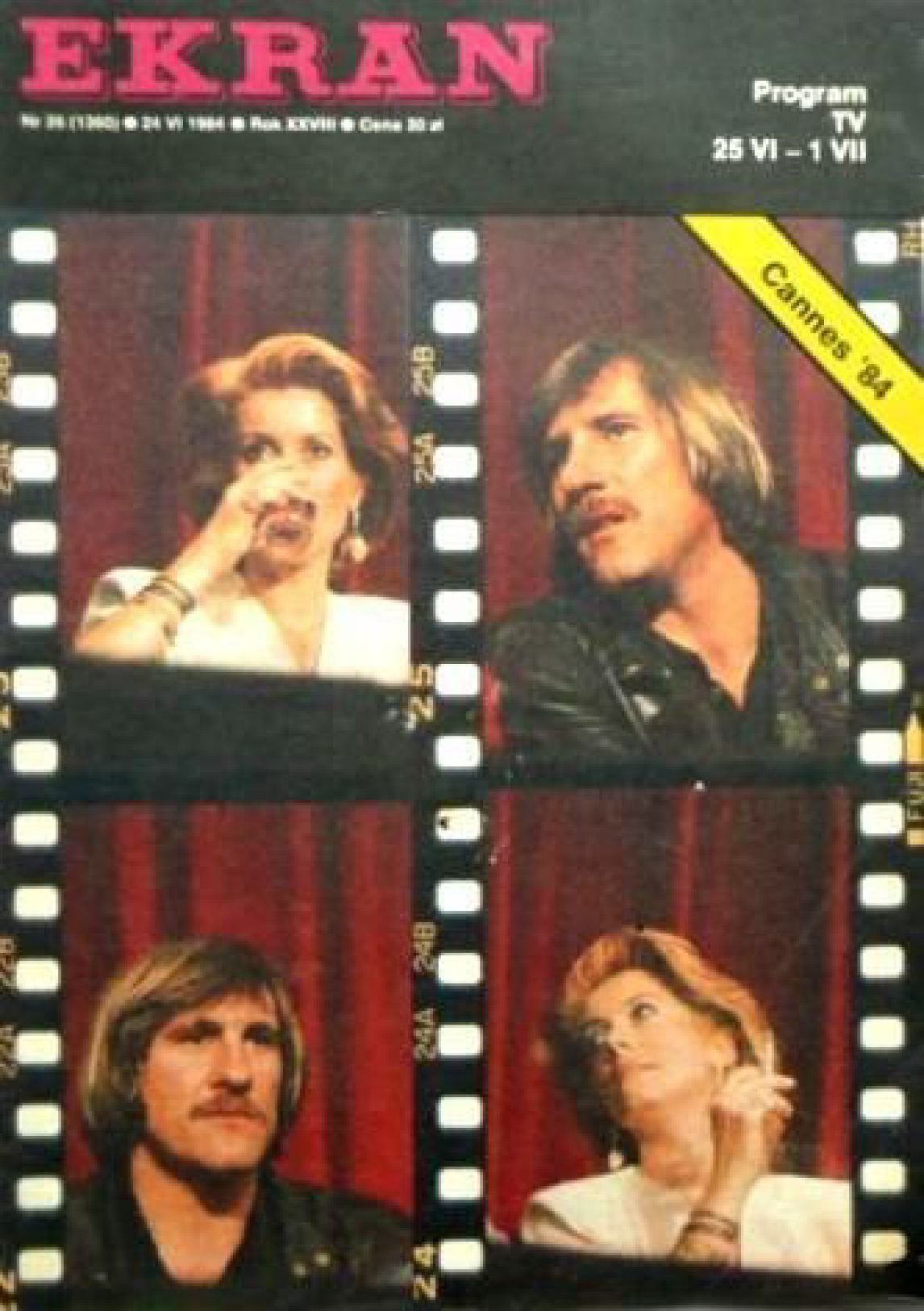 EKRAN (Po) magazine side cover 24 June 1984