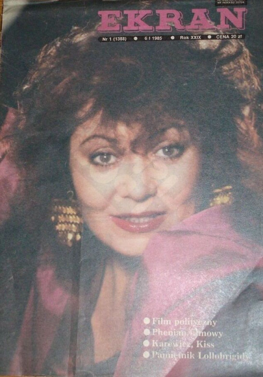 EKRAN (Po) magazine side cover Issue 1388 6 January 1985