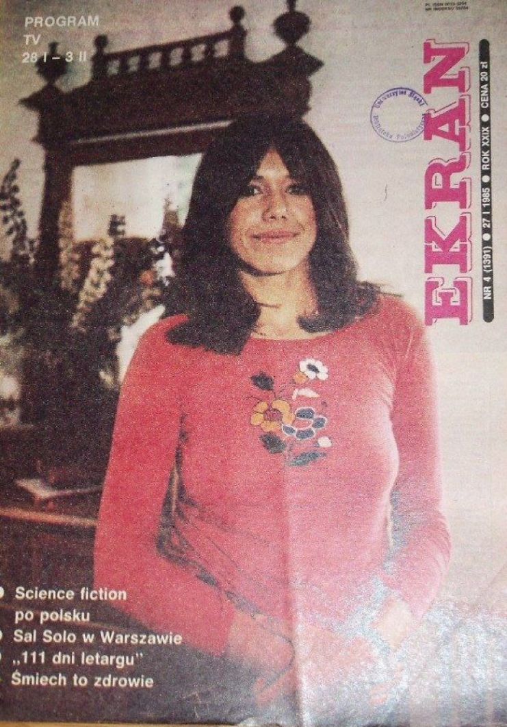 EKRAN (Po) magazine side cover Issue 1391 27 January 1985
