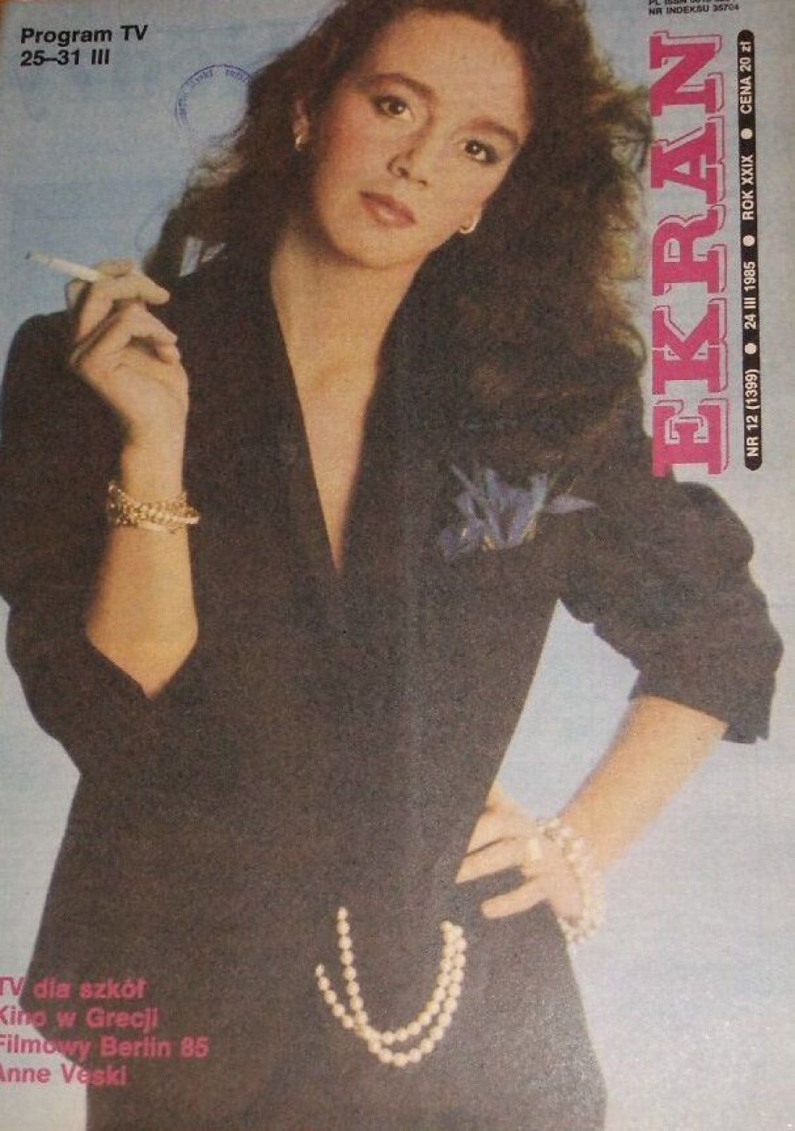 EKRAN (Po) magazine side cover Issue 1399 24 March 1985