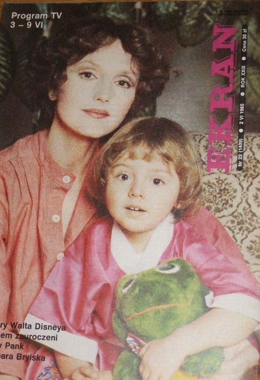 EKRAN (Po) magazine side cover Issue 1409 2 June 1985