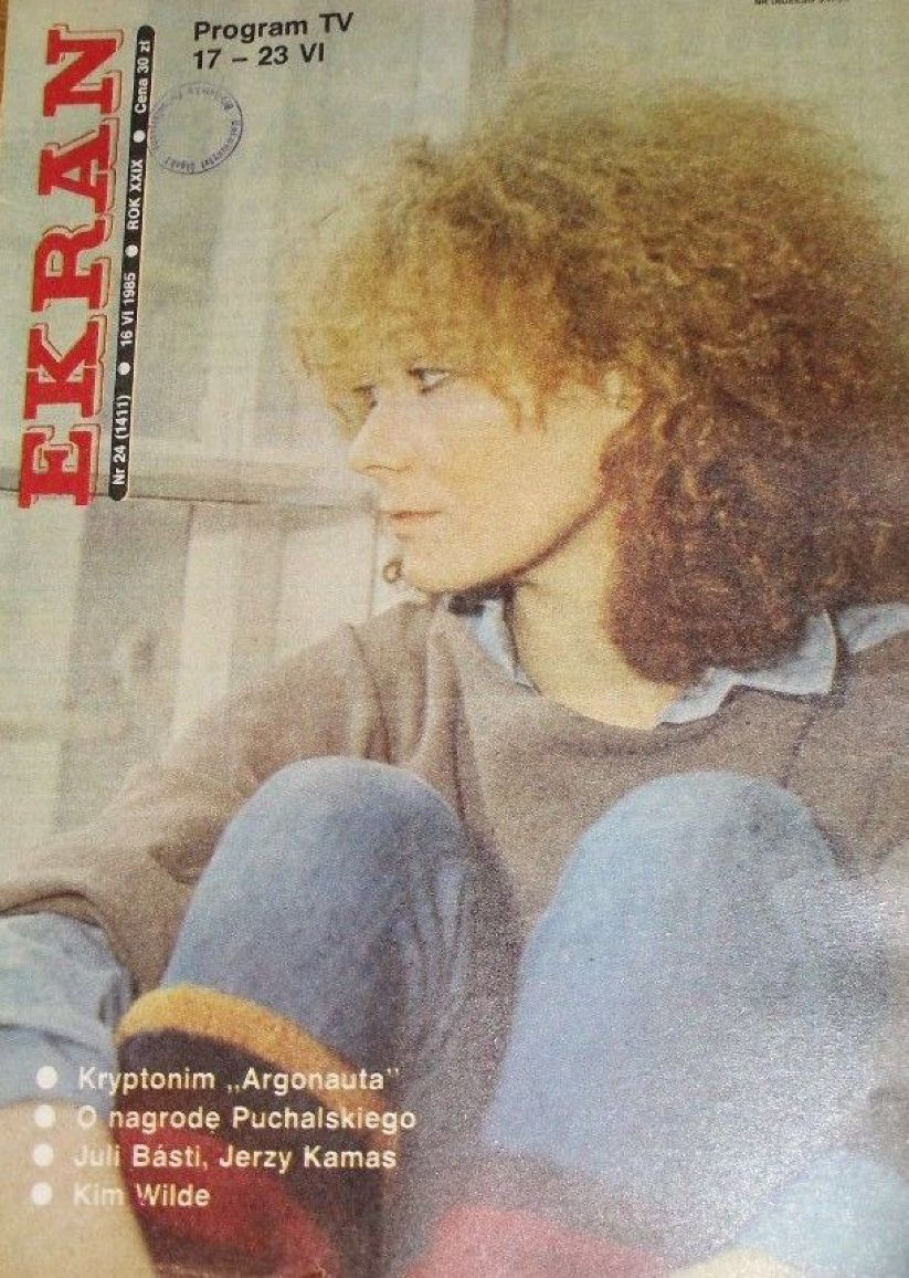 EKRAN (Po) magazine side cover Issue 1411 16 June 1985