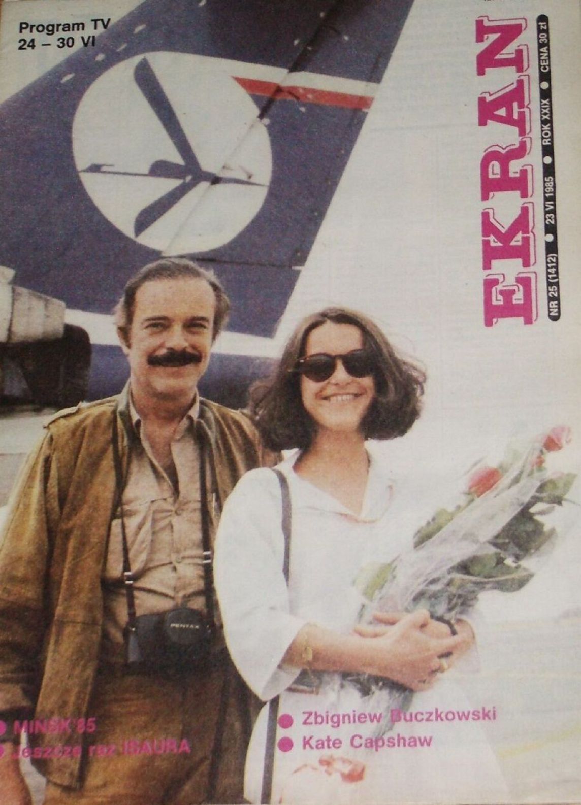 EKRAN (Po) magazine side cover Issue 1412 23 June 1985