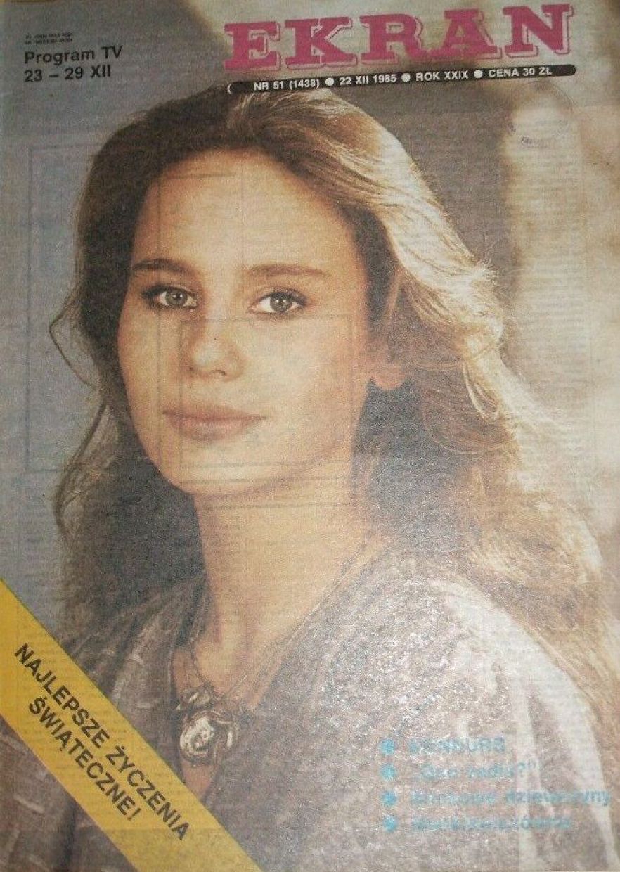 EKRAN (Po) magazine side cover Issue 1438 22 December 1985