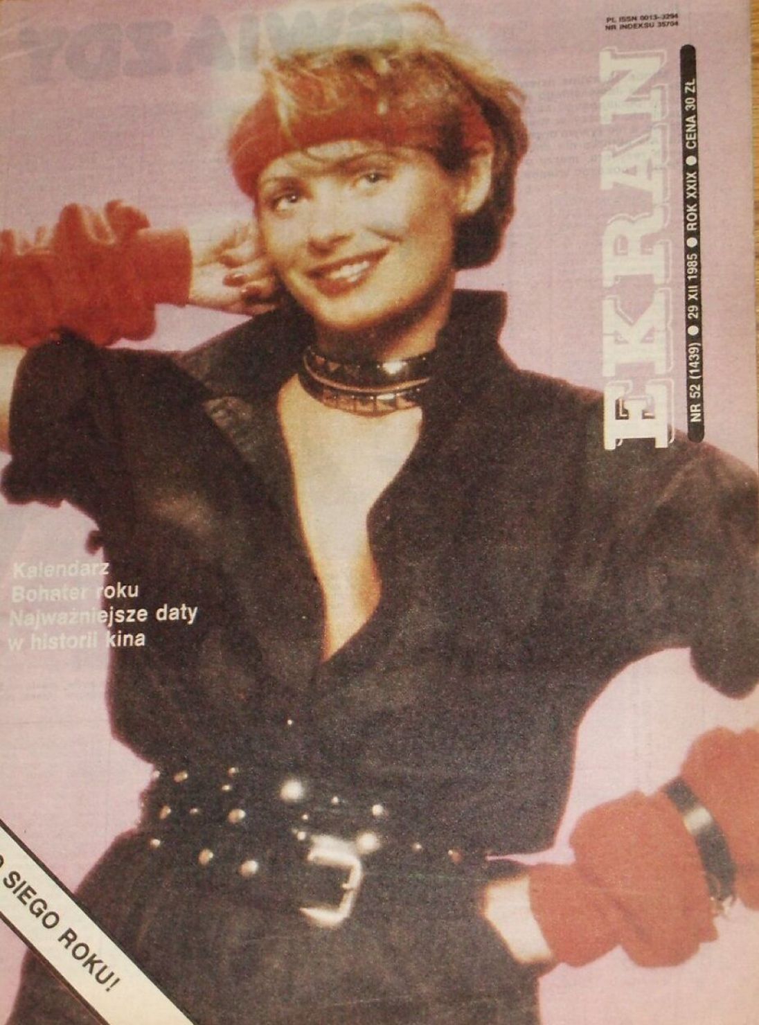 EKRAN (Po) magazine side cover Issue 1439 29 December 1985