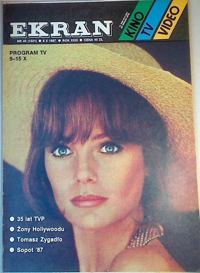 EKRAN (Po) magazine side cover Issue 1531 8 October 1987