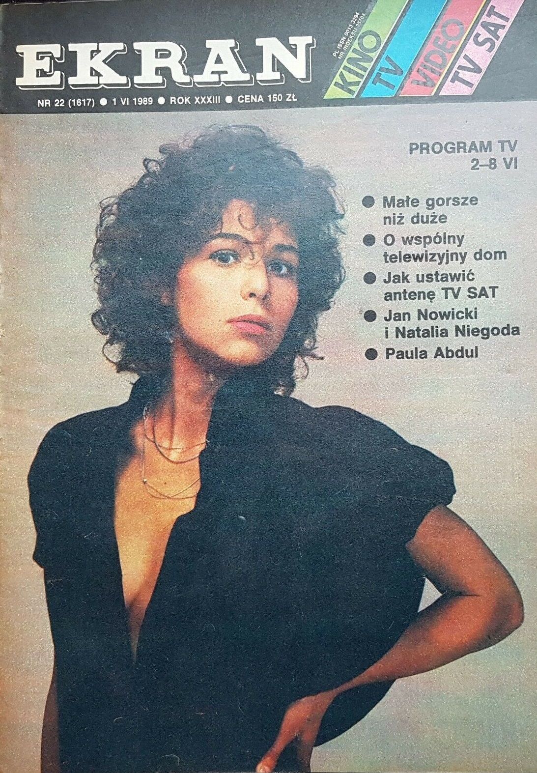 EKRAN (Po) magazine side cover Issue 1617 1 June 1989