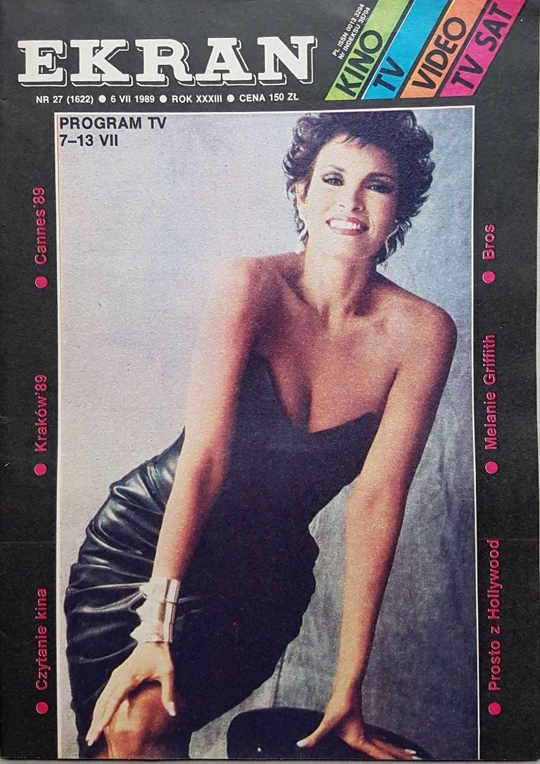 EKRAN (Po) magazine side cover Issue 1622 6 July 1989
