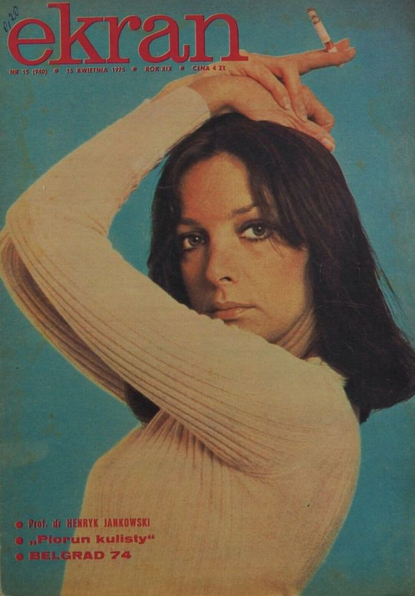 EKRAN (Po) magazine side cover Issue 940 13 April 1975