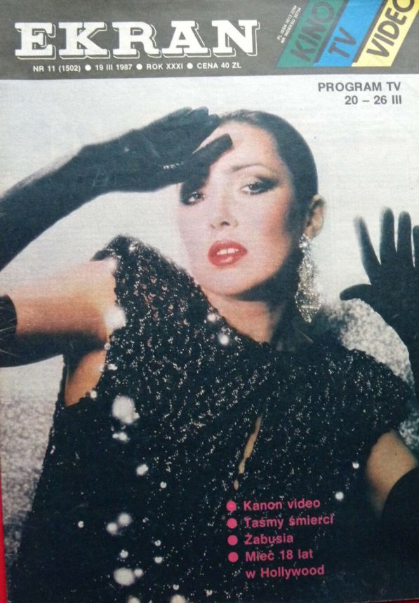 EKRAN (Po) magazine side cover Issue 1502 19 March 1987