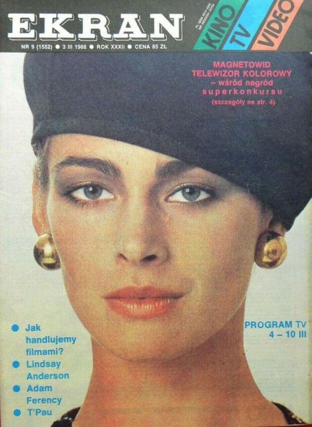 EKRAN (Po) magazine side cover Issue 1552 3 March 1988