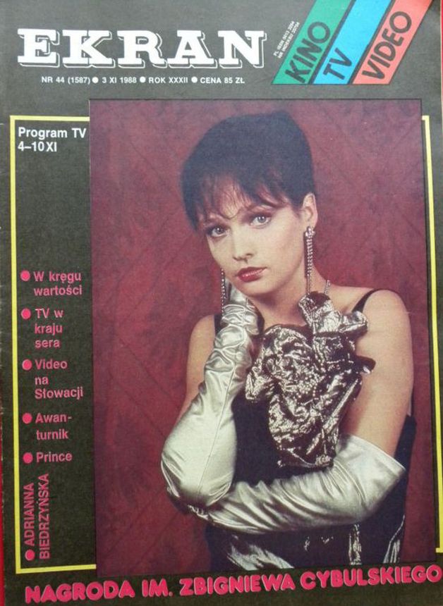 EKRAN (Po) magazine side cover Issue 1587 3 November 1988