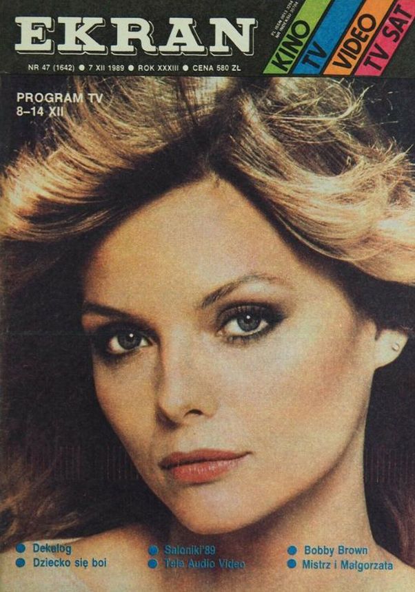 EKRAN (Po) magazine side cover Issue 1642 7 December 1989