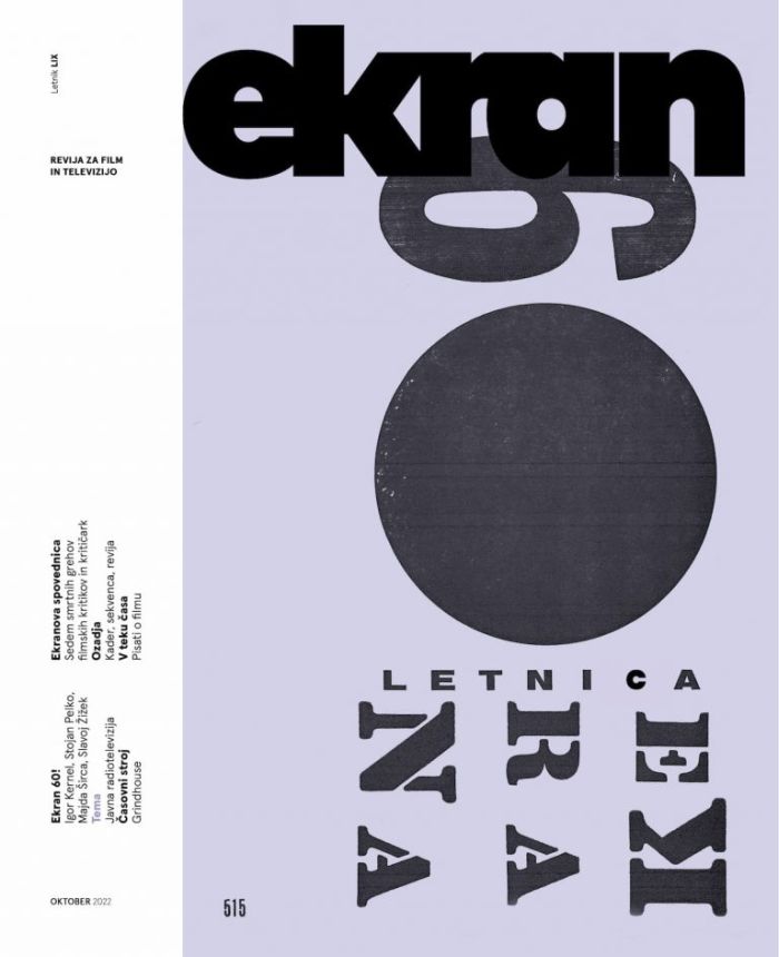 EKRAN magazine side cover  October 2022