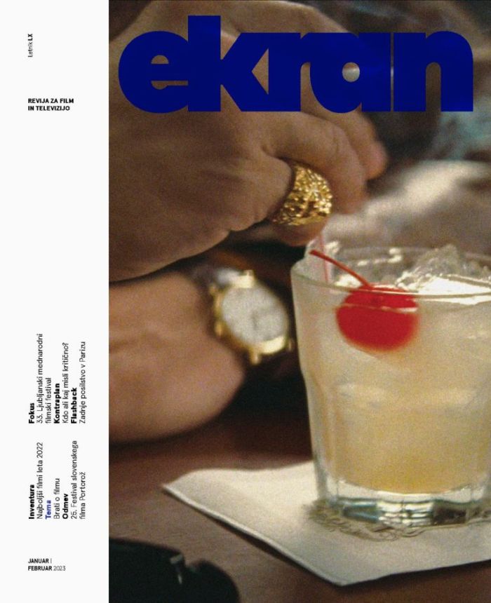 EKRAN magazine side cover  January/February 2023
