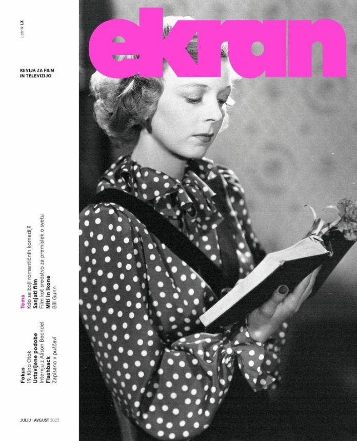 EKRAN magazine side cover  July/August 2023