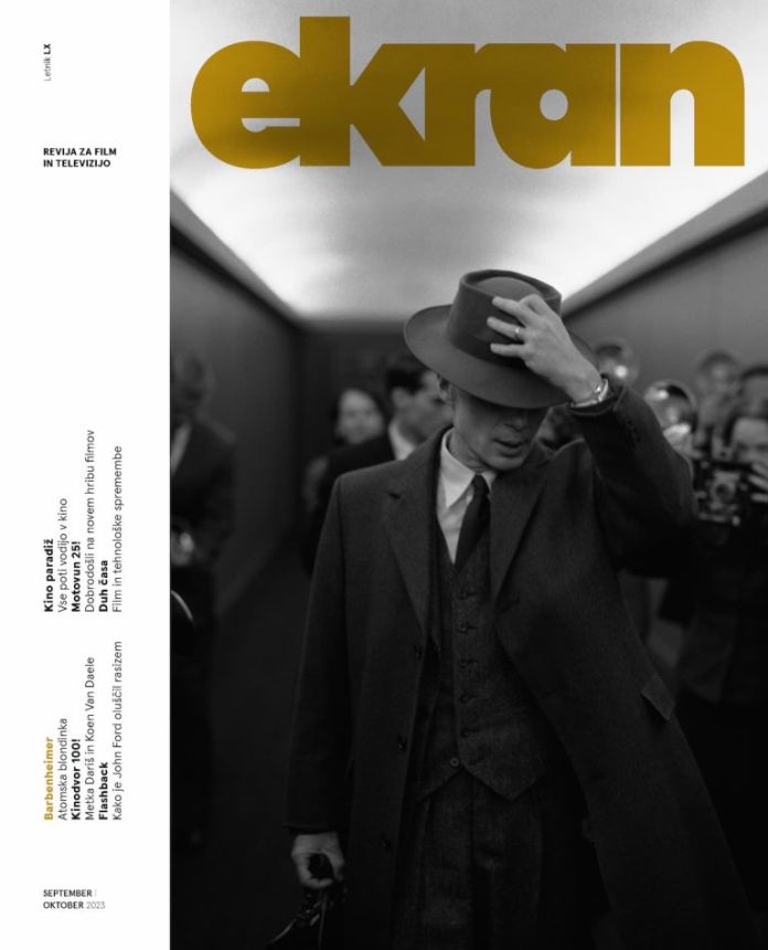 EKRAN magazine side cover  September/October 2023