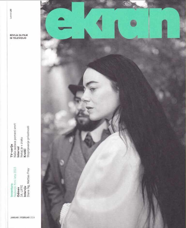 EKRAN magazine side cover  January/February 2024