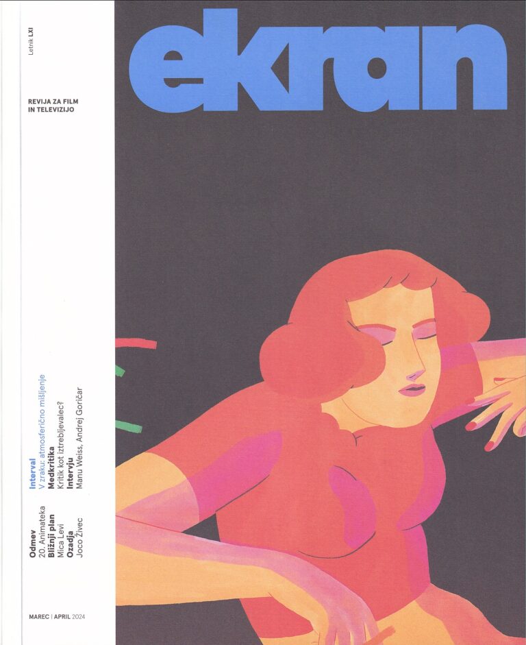 EKRAN magazine side cover  March/April 2024