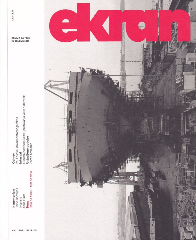 EKRAN magazine side cover  May/July 2024