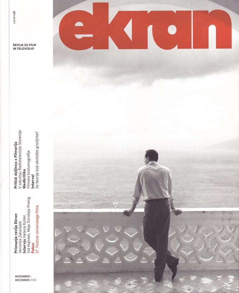 EKRAN magazine side cover  November/December 2024