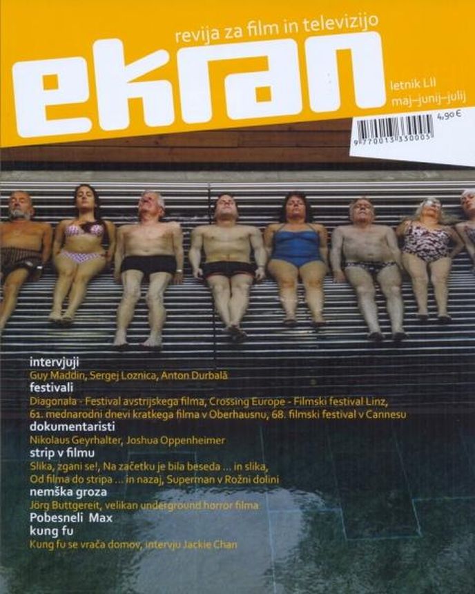 EKRAN magazine side cover  May/July 2015