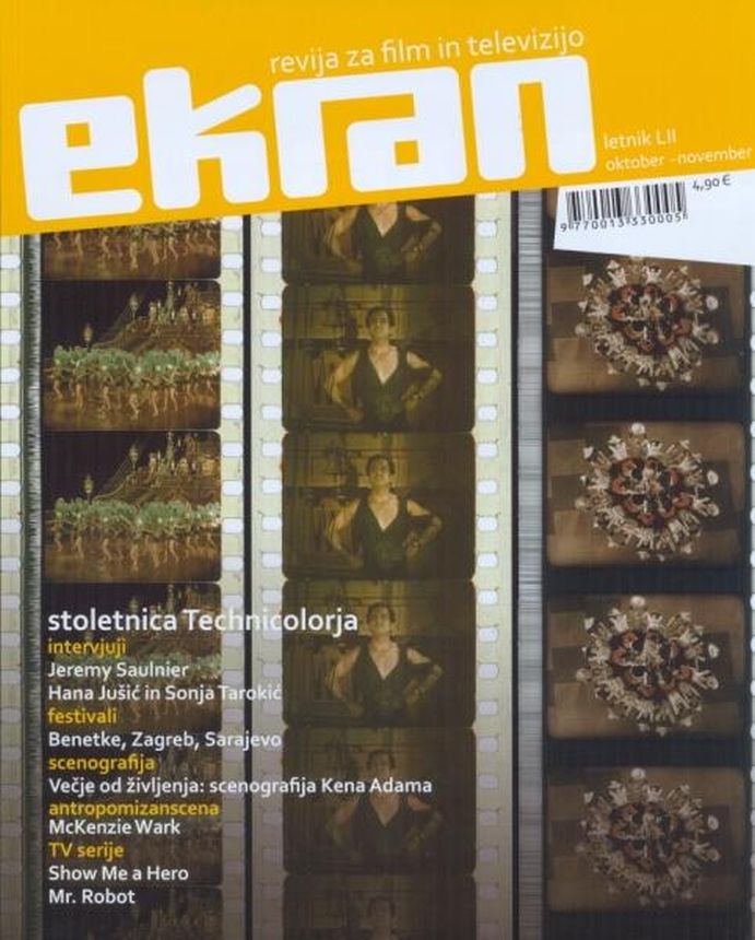 EKRAN magazine side cover  October/November 2015