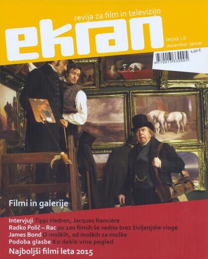EKRAN magazine side cover  December 2015/ January 2016 