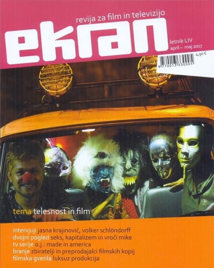 EKRAN magazine side cover  April/May 2017
