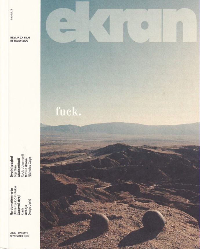 EKRAN magazine side cover  July/September 2022