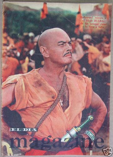 EL DIA magazine side cover October 1962