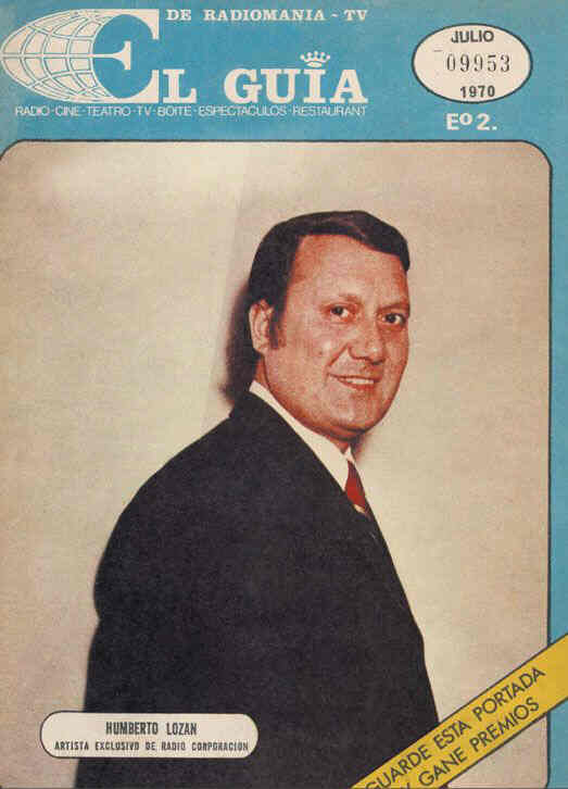 GUIA | EL magazine side cover Issue 2 July 1970