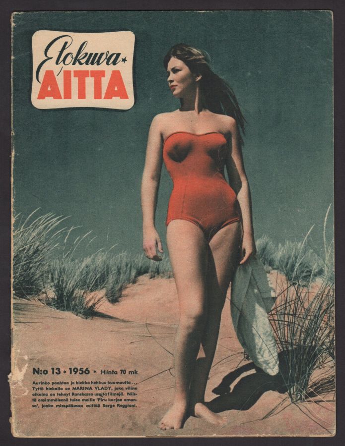 ELOKUVA-AITTA magazine side cover Issue 13   1956