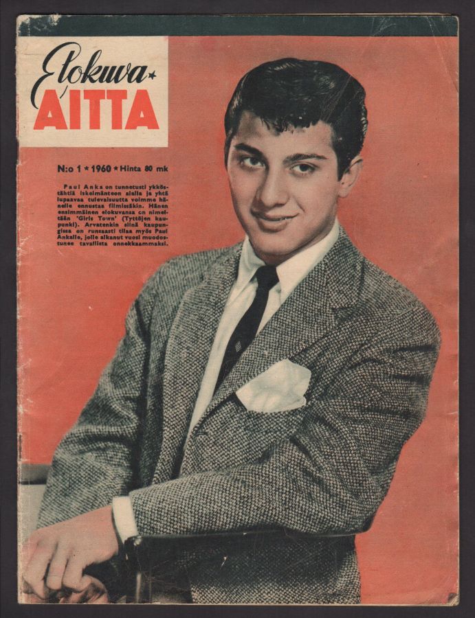 ELOKUVA-AITTA magazine side cover Issue 1   1960
